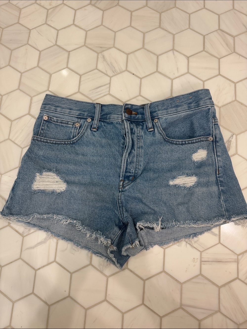 Madewell relaxed denim shorts